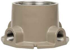 Hubbell Killark - Gray Light Fixture Ceiling Bracket - For Use with Hazardous Location HID Fixture - EZ Series, CSA File LR11713, UL File E10514 & E91793 - Apex Tool & Supply