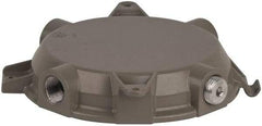 Hubbell Killark - Gray Light Fixture Ceiling Cap - For Use with Hazardous Location HID Fixture - MB Series, CSA File LR11713, UL File E10514 & E91793 - Apex Tool & Supply