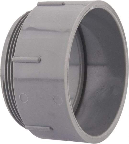 Thomas & Betts - 4" Trade, PVC Threaded Rigid Conduit Male Adapter - Insulated - Apex Tool & Supply