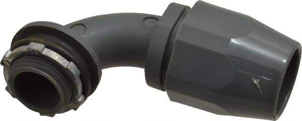 Thomas & Betts - 3/4" Trade, Thermoplastic Threaded Angled Liquidtight Conduit Connector - Insulated - Apex Tool & Supply