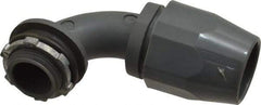 Thomas & Betts - 3/4" Trade, Thermoplastic Threaded Angled Liquidtight Conduit Connector - Insulated - Apex Tool & Supply