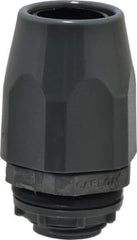 Thomas & Betts - 3/8" Trade, Thermoplastic Threaded Straight Liquidtight Conduit Connector - Insulated - Apex Tool & Supply