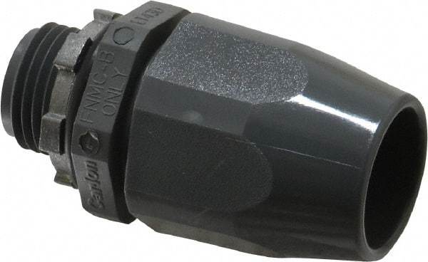 Thomas & Betts - 1/2" Trade, Thermoplastic Threaded Straight Liquidtight Conduit Connector - Insulated - Apex Tool & Supply
