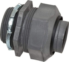 Thomas & Betts - 1-1/4" Trade, Thermoplastic Threaded Straight Liquidtight Conduit Connector - Insulated - Apex Tool & Supply
