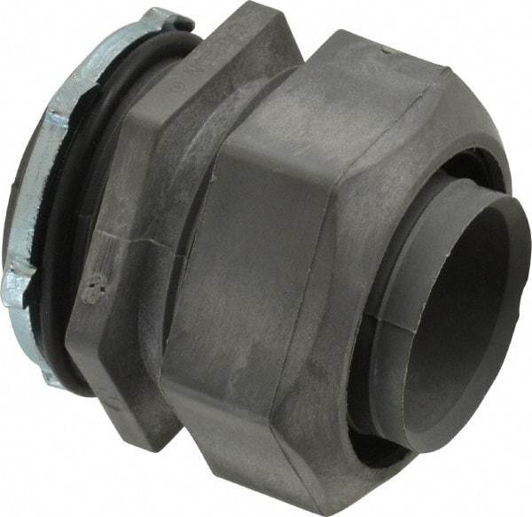 Thomas & Betts - 1-1/2" Trade, Thermoplastic Threaded Straight Liquidtight Conduit Connector - Insulated - Apex Tool & Supply