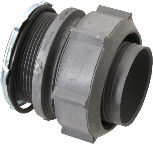 Thomas & Betts - 2" Trade, Thermoplastic Threaded Straight Liquidtight Conduit Connector - Insulated - Apex Tool & Supply