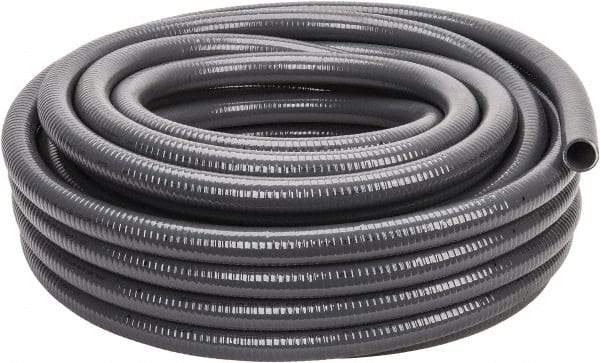 Thomas & Betts - 1" Trade Size, 100' Long, Flexible Liquidtight Conduit - PVC, 1.046" ID, Gray - Apex Tool & Supply