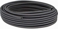 Thomas & Betts - 3/8" Trade Size, 100' Long, Flexible Liquidtight Conduit - PVC, 0.489" ID, Black - Apex Tool & Supply