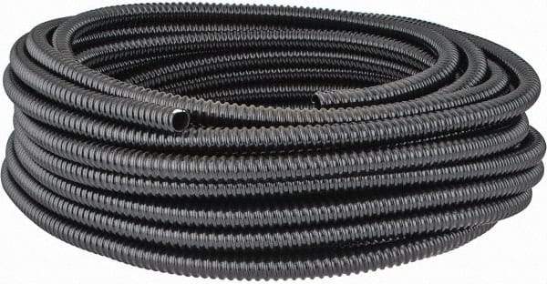 Thomas & Betts - 1/2" Trade Size, 100' Long, Flexible Liquidtight Conduit - PVC, 0.627" ID, Black - Apex Tool & Supply