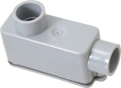 Thomas & Betts - LB Body, 1/2" Trade, IMC, Rigid PVC Conduit Body - Oval, 4-5/16" OAL, 4 cc Capacity - Apex Tool & Supply
