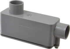 Thomas & Betts - LB Body, 3/4" Trade, IMC, Rigid PVC Conduit Body - Oval, 6-9/32" OAL, 12 cc Capacity - Apex Tool & Supply