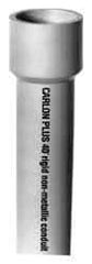 Thomas & Betts - 1" Trade Size, 100' Long, Rigid Conduit - PVC, 1" ID, Gray - Apex Tool & Supply