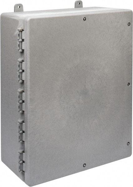 Thomas & Betts - Thermoplastic Standard Enclosure Hinge Flat Cover - NEMA 1, 2, 3, 4, 12, 3S, 3SX, 3X, 4X, 16-1/2" Wide x 20" High x 7-1/2" Deep - Apex Tool & Supply