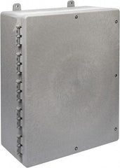 Thomas & Betts - Thermoplastic Standard Enclosure Hinge Flat Cover - NEMA 1, 2, 3, 4, 12, 3S, 3SX, 3X, 4X, 16-1/2" Wide x 20" High x 7-1/2" Deep - Apex Tool & Supply
