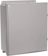 Thomas & Betts - Polycarbonate Standard Enclosure Screw Flat Cover - NEMA 1, 2, 3, 4, 12, 3S, 3SX, 3X, 4X, 14" Wide x 16" High x 6" Deep, Impact Resistant - Apex Tool & Supply