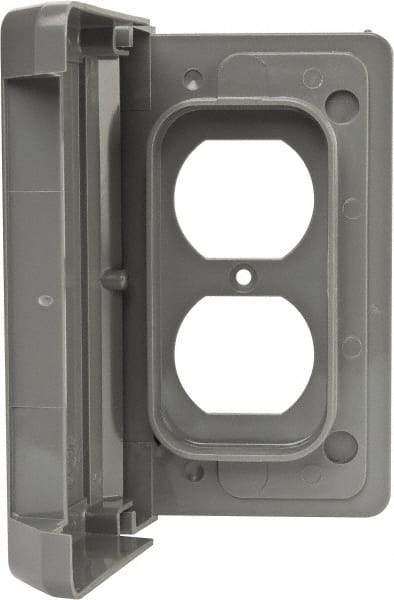 Thomas & Betts - Electrical Outlet Box Polycarbonate Duplex Receptacle Cover - Apex Tool & Supply