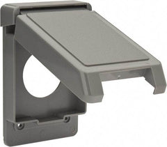 Thomas & Betts - Electrical Outlet Box Polycarbonate Single Receptacle Cover - Apex Tool & Supply