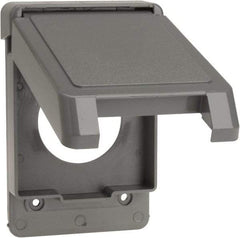 Thomas & Betts - Electrical Outlet Box Polycarbonate Single Receptacle Cover - Apex Tool & Supply