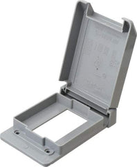 Thomas & Betts - Electrical Outlet Box Polycarbonate GFCI Receptacle Cover - Apex Tool & Supply
