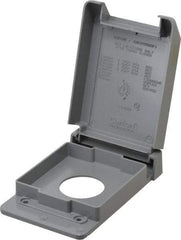 Thomas & Betts - Electrical Outlet Box Polycarbonate Single Receptacle Cover - Apex Tool & Supply