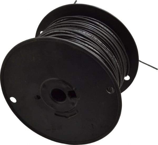 Southwire - 18 AWG, 16 Strand, Black Machine Tool Wire - PVC, Acid, Moisture and Oil Resistant, 500 Ft. Long - Apex Tool & Supply