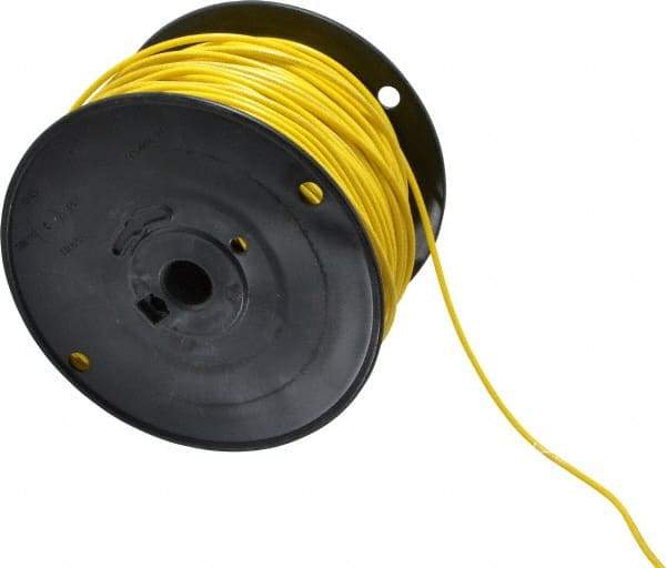 Southwire - 16 AWG, 26 Strand, Yellow Machine Tool Wire - PVC, Acid, Moisture and Oil Resistant, 500 Ft. Long - Apex Tool & Supply