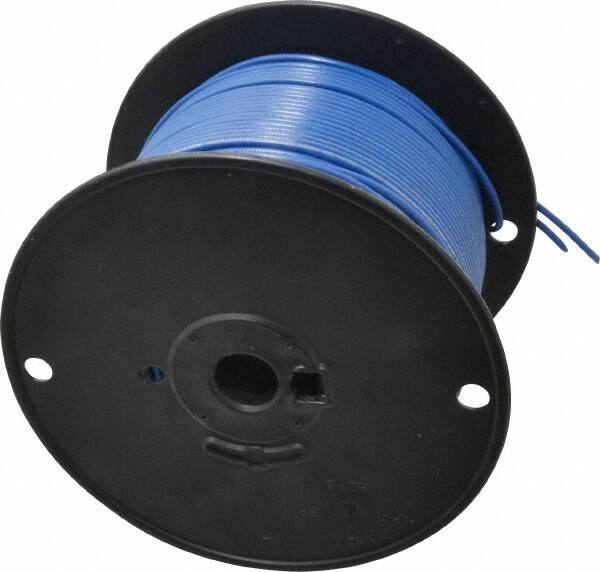 Southwire - 16 AWG, 26 Strand, Blue Machine Tool Wire - PVC, Acid, Moisture and Oil Resistant, 500 Ft. Long - Apex Tool & Supply