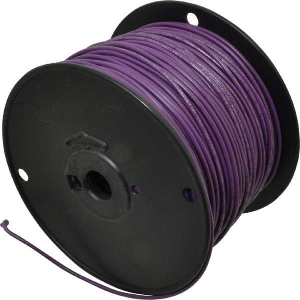 Southwire - 16 AWG, 26 Strand, Purple Machine Tool Wire - PVC, Acid, Moisture and Oil Resistant, 500 Ft. Long - Apex Tool & Supply