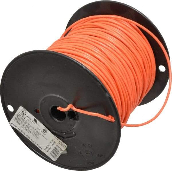 Southwire - 14 AWG, 41 Strand, Orange Machine Tool Wire - PVC, Acid, Moisture and Oil Resistant, 500 Ft. Long - Apex Tool & Supply