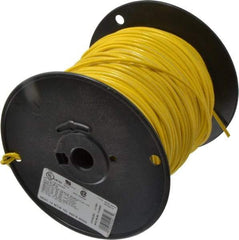 Southwire - 14 AWG, 41 Strand, Yellow Machine Tool Wire - PVC, Acid, Moisture and Oil Resistant, 500 Ft. Long - Apex Tool & Supply