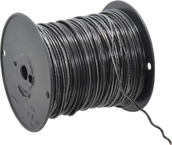 Southwire - 14 AWG, 41 Strand, Black Machine Tool Wire - PVC, Acid, Moisture and Oil Resistant, 500 Ft. Long - Apex Tool & Supply