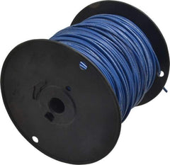 Southwire - 14 AWG, 41 Strand, Blue Machine Tool Wire - PVC, Acid, Moisture and Oil Resistant, 500 Ft. Long - Apex Tool & Supply