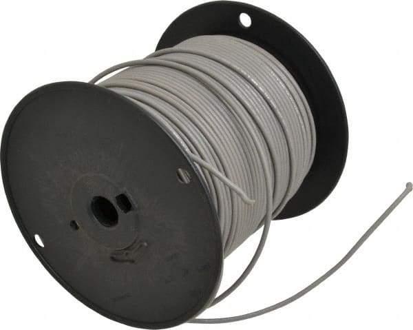 Southwire - 14 AWG, 41 Strand, Gray Machine Tool Wire - PVC, Acid, Moisture and Oil Resistant, 500 Ft. Long - Apex Tool & Supply
