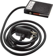LINEMASTER - 1 Treadle, 10 Amp, 1/2 hp, Momentary (MO), SPDT, Electric Foot Switch - 1 NEMA Rated, IP20, Steel, 3-1/2" Long x 2.63" Wide x 1" High - Apex Tool & Supply