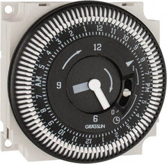 Intermatic - 24 hr Indoor Analog Electromechanical Timer - 15 On/Off per min, 120 VAC, 50/60 Hz, - Apex Tool & Supply