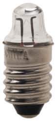 Value Collection - 0.5625 Watt, 2.25 Volt, Incandescent Miniature & Specialty TL3 Lamp - Miniature Screw Base, 0.01 to 0.999 Equivalent Range, Warm (1,000 to 3,000), Dimmable, 1" OAL - Apex Tool & Supply