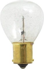 Value Collection - 24.242 Watt, 6.2 Volt, Incandescent Miniature & Specialty RP11 Lamp - Bayonet Base, 5 to 49 Equivalent Range, Warm (1,000 to 3,000), Dimmable, 2-1/4" OAL - Apex Tool & Supply