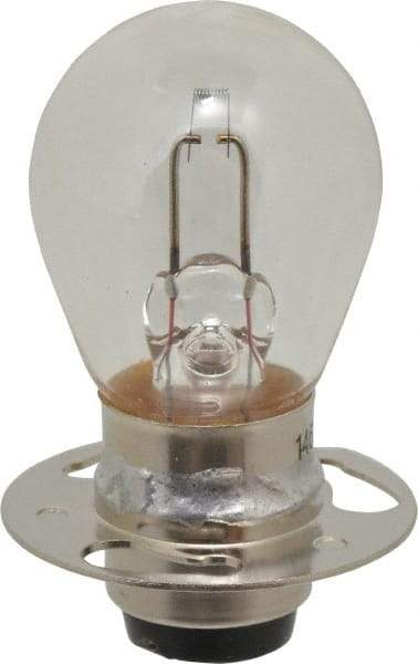 Value Collection - 18 Watt, 6.5 Volt, Incandescent Miniature & Specialty S8 Lamp - Double Contact Prefocus Base, 5 to 49 Equivalent Range, Warm (1,000 to 3,000), Dimmable, 2" OAL - Apex Tool & Supply