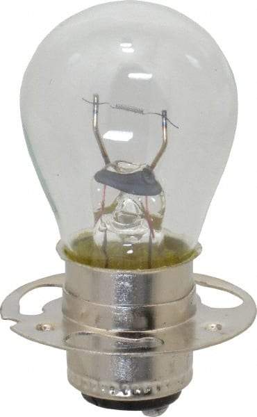 Value Collection - 18 Watt, 6.5 Volt, Incandescent Miniature & Specialty S8 Lamp - Double Contact Prefocus Base, 5 to 49 Equivalent Range, Warm (1,000 to 3,000), Dimmable, 2" OAL - Apex Tool & Supply