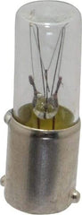 Value Collection - 120 Volt, Incandescent Miniature & Specialty T2-1/2 Lamp - Miniature Bayonet Base - Apex Tool & Supply