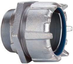 Thomas & Betts - 3" Trade, Steel Threaded Straight Liquidtight Conduit Connector - Noninsulated - Apex Tool & Supply