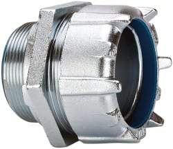 Thomas & Betts - 3" Trade, Steel Threaded Straight Liquidtight Conduit Connector - Insulated - Apex Tool & Supply