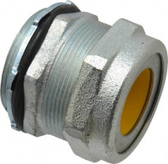 O-Z/Gedney - 1.2 to 1.4" Cable Capacity, Liquidtight, Straight Strain Relief Cord Grip - 5/8 NPT Thread, 2-1/16" Long, Iron - Apex Tool & Supply