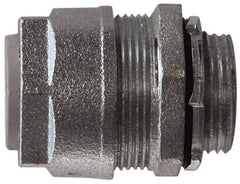 Thomas & Betts - 1-3/4 to 1.965" Cable Capacity, Liquidtight, Straight Strain Relief Cord Grip - 2-1/2 NPT Thread, 3-3/4" Long, Iron & Zinc - Apex Tool & Supply