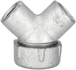 Thomas & Betts - 1/2" Trade, Iron Threaded Angled Rigid/Intermediate (IMC) Conduit Elbow - Noninsulated - Apex Tool & Supply