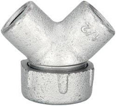 Thomas & Betts - 1/2" Trade, Iron Threaded Angled Rigid/Intermediate (IMC) Conduit Elbow - Noninsulated - Apex Tool & Supply
