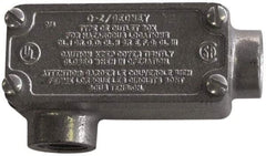 O-Z/Gedney - LR Body, 1/2" Trade, Rigid Malleable Iron Conduit Body - Rectangle, 3.69" OAL, Hazardous Locations - Apex Tool & Supply