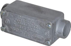 O-Z/Gedney - C Body, 3/4" Trade, Rigid Malleable Iron Conduit Body - Rectangle, 1" OAL, Hazardous Locations - Apex Tool & Supply