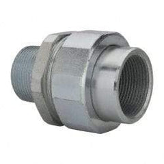 Thomas & Betts - 1-1/4" Trade, Steel Threaded Straight Rigid/Intermediate (IMC) Conduit Male Union - Noninsulated - Apex Tool & Supply