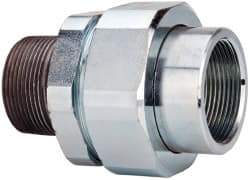 Thomas & Betts - 1-1/2" Trade, Steel Threaded Straight Rigid/Intermediate (IMC) Conduit Male Union - Noninsulated - Apex Tool & Supply